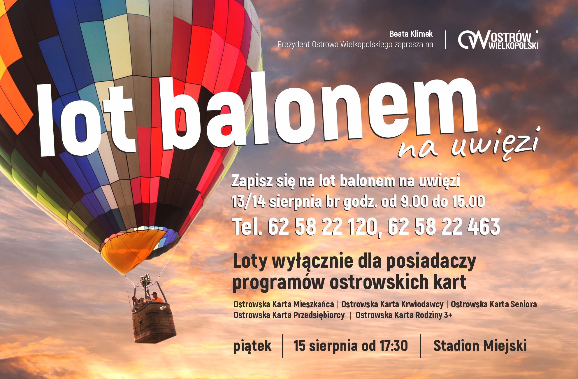 aktualność: Lot balonem na uwięzi – zapisz się na niezwykłą podniebną przygodę